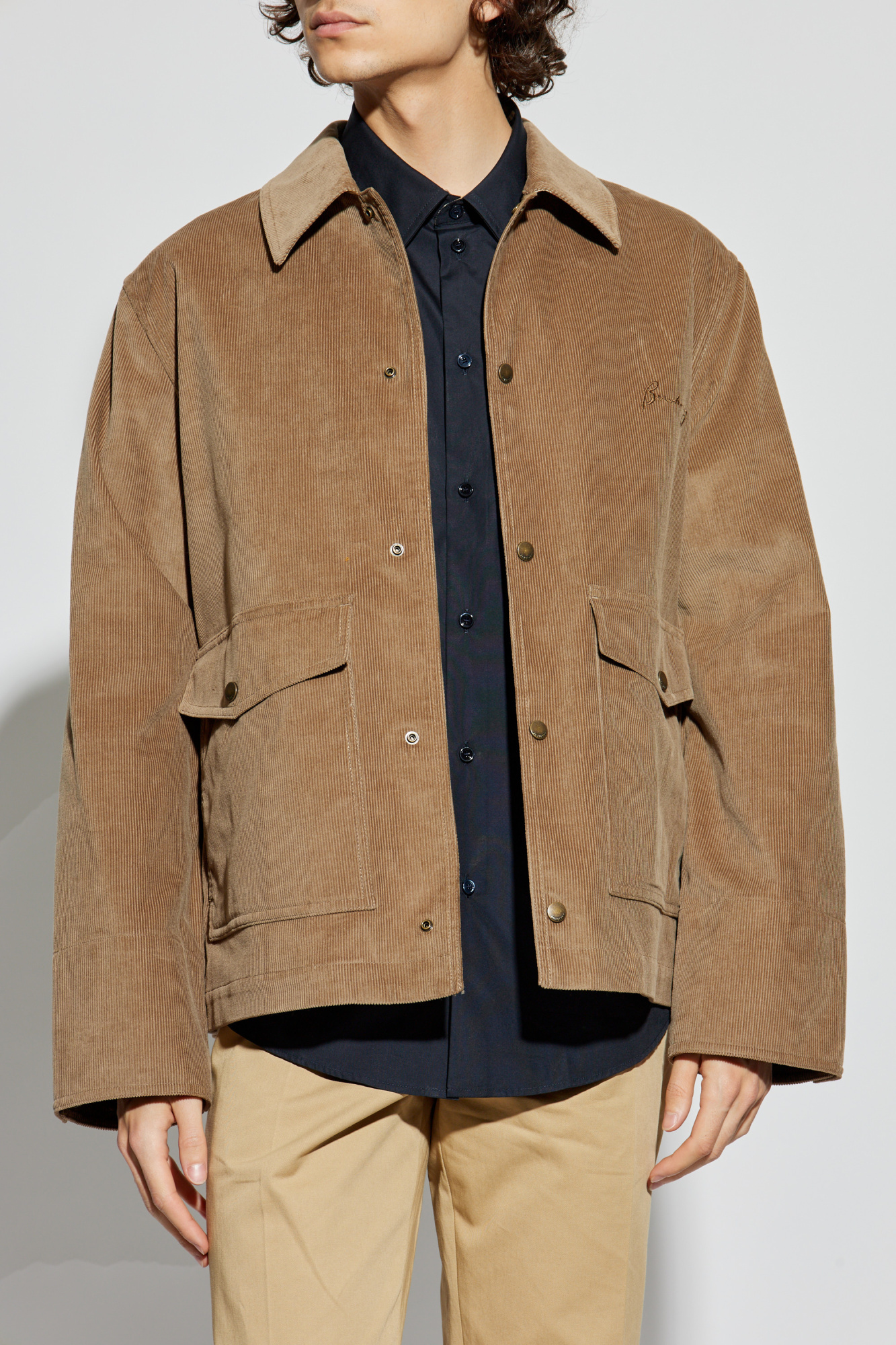 Brown Corduroy jacket Burberry - Vitkac AS